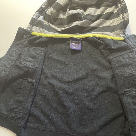 Cherokee Black Hooded Sweatshirt Jacket Size 24 Months - Picture 16 of 16